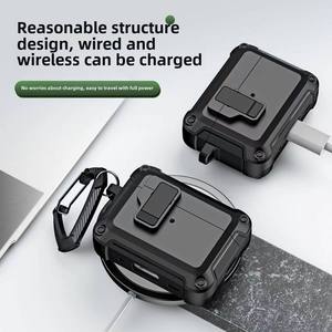 Étui de protection antichoc au design sportif <span class=keywords><strong>pour</strong></span> Airpods Pro 2, coque de protection <span class=keywords><strong>pour</strong></span> écouteurs, interrupteur automatique, housse <span class=keywords><strong>pour</strong></span> Airpods 5 4 3 - Product Image 6