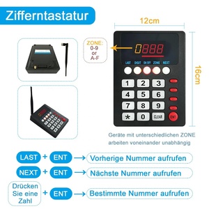 Sistema di Gestione Code Wireless a Lungo Raggio per Clienti in Attesa in Ristoranti, Ospedali, Banche, Uffici DMV, Negozi, Banconi e Uffici Postali - Product Image 6