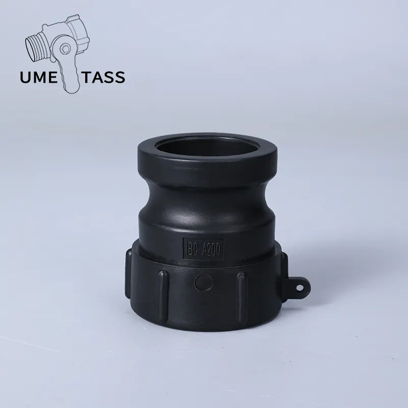 UMETASS 2inch Type A Plastic PP Camlock Quick Coupling Adapter for IBC