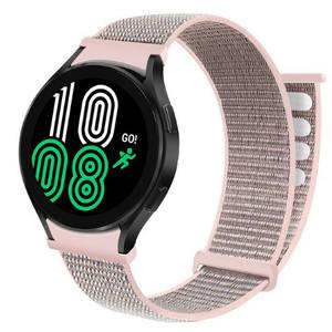 Gelang nilon kain untuk Samsung Galaxy Watch 4 44/40mm, gelang nilon olahraga untuk Samsung Galaxy Watch 4 Klasik 42/46mm - Product Image 1