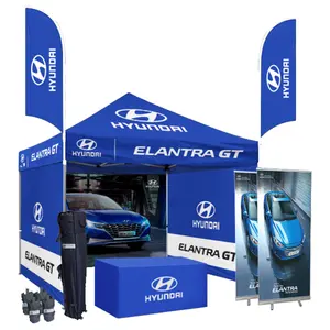 Tùy chỉnh in 10x10 Pop Up hai mặt lều có thể thu gọn 3x3 gấp gian hàng ngoài trời sự kiện lớn Tán lều - Product Image 1