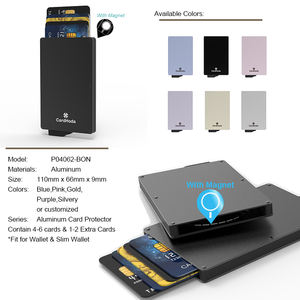 Tarjetero Magnético de Aluminio para Cartera con Expulsión Automática, Bloqueo RFID y Protección Antirrobo - Product Image 6