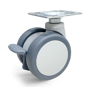 Lieferant Herstellung von medizinischen Geräten Krankenhaus bett Anti-Rost Dual Bearing <span class=keywords><strong>Twin</strong></span> <span class=keywords><strong>Wheel</strong></span> <span class=keywords><strong>Caster</strong></span> - Product Image 5