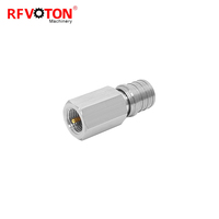 Adaptateur coaxial radio 50 ohms QMA mâle droit vers FME mâle pour connecteur d'antenne de station de base de communication cellulaire 4G 5G