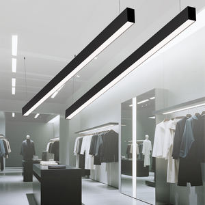 โคมไฟระย้าอลูมิเนียมแบบยืดหยุ่นหรี่แสงได้พร้อม CRI สูง90 IP20รับประกัน5ปี-ไฟสำนักงานทันสมัย - Product Image 1