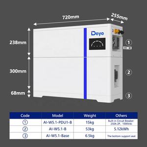 Modul Baterai Deye ESS AI-W5.1-B 51.2V 100ah LFP LiFePO4 Sistem Penyimpanan Energi - Product Image 2