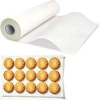 Rouleau de papier sulfurisé kraft non blanchi personnalisé en gros, papier cuisson antiadhésif résistant à la chaleur et à la graisse pour la cuisson et la rôtisserie