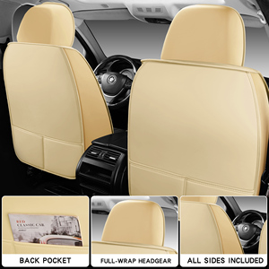 Fundas Universales Ecológicas y Transpirables para Asientos de Auto, Duraderas, para <span class=keywords><strong>Corolla</strong></span> - Product Image 5