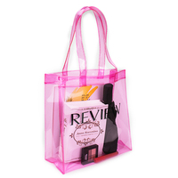 Tas Jinjing Transparan Wanita, Tas Belanja Pantai Perempuan Mode Kustom PVC