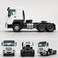 Camion tracteur poids lourd Sinotruk HOWO 6X4 Euro 2 diesel d'occasion avec suspension pneumatique, conduite à gauche, pour le Nigéria, le Mozambique et le Kenya