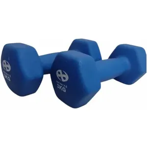 Infinité paio di 3 Kg Neoprene esagonali manubri in ferro e gomma per esercizi a casa braccia e corpo Fitness palestra e uso domestico - Product Image 4