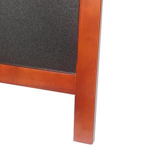 Gỗ đóng Khung menu đầu bếp bảng đen miễn phí đứng có thể gập lại hai mặt nhỏ bảng đen sơn tùy chỉnh bảng Áp phích - Product Image 4