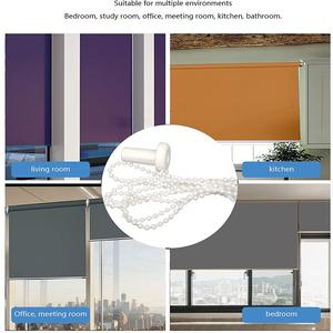 Kit de commande de store enrouleur 17 mm avec tête de embrayage, <span class=keywords><strong>sans</strong></span> perçage, longueur personnalisée, chaîne à billes en plastique, vente en gros usine - Product Image 5