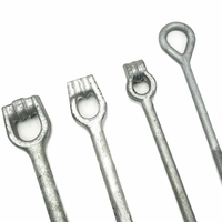 Tiges d'ancrage de fil de type Twineye Tripleye, 5/8 ''3/4'' d'ancrage de plaque croisée en expansion