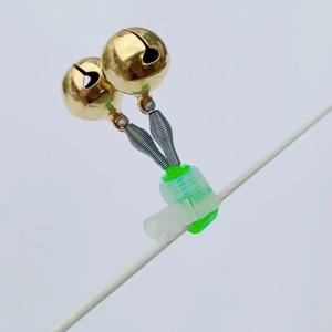 Alarme de pêche spirale en cuivre coloré avec pince pour cannes à pêche, utilisation en lac, lot de 100 pièces, fabriqué en Chine - Product Image 3