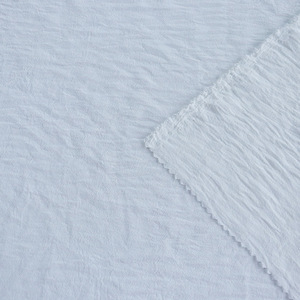 Tela Crepé Transpirable Tipo Algodón para Confección de Camisas de Mujer, Textil Clásico Elástico con Textura Plisada Lavada - Product Image 2