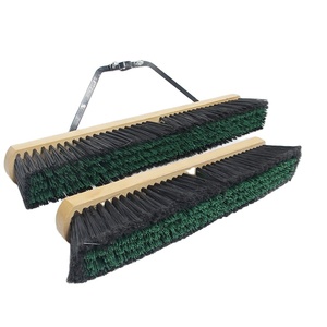 Factory Direct EcoClean Balai-poussoir personnalisé de 24 "en <span class=keywords><strong>bois</strong></span> de hêtre robuste avec manche et renfort en bambou - Product Image 4