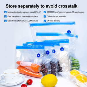 Sacs sous vide réutilisables en papier transparent thermoscellé sacs de compression sous vide vêtements avec pompe - Product Image 6