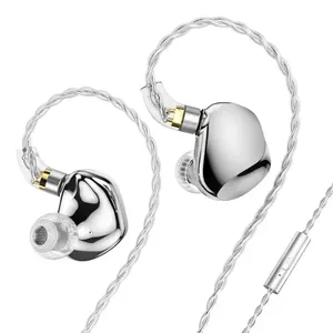 NEW TRN VX PRO+ 8BA+1DD ハイブリッドドライバー ヘッドホン 金属製 インイヤーイヤホン 有線 IEM HiFi DJ 音楽モニター ランニング スポーツイヤホン - Product Image 2