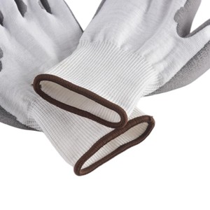 Gants de travail anti-coupure en tricot blanc de haute qualité, gants de sécurité résistants aux coupures, enduits de PU - Product Image 4
