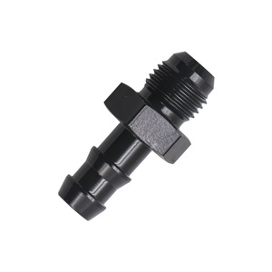 Conector de manguera para modificación de automóviles, adaptador de aleación de aluminio negro 6AN a 3/8 para línea de combustible - Product Image 5