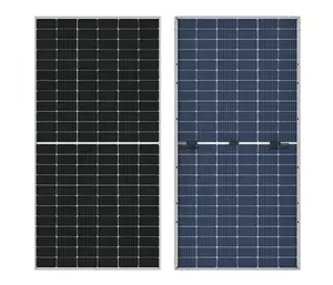 未来透明单晶太阳能电池板双面太阳能电池板400 450 500 600瓦Wp瓦非常便宜