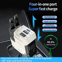 Chargeur de voiture rapide 30W Type C PD avec fonction de synchronisation des données
