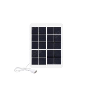 แผงโซลาร์เซลล์ยืดหยุ่น5V 3W | บอร์ดชาร์จโทรศัพท์ USB แบบพกพากลางแจ้ง - Product Image 1