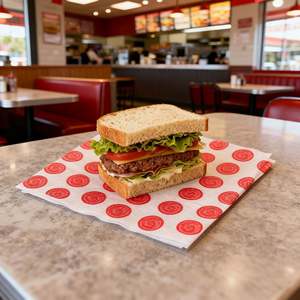 Papel Encerado Antigrasa con Logotipo Personalizado, Papel para Sándwiches, Papel para Hamburguesas, Papel para Hornear de Grado Alimenticio, Papel para Rollos de Pollo de Cocina - Product Image 1