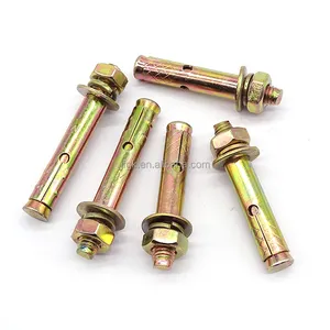 wedge undercut anchor through bolt Zinc Plated Concrete Screw Sleeve Type Elevator Wedge Expansion Anchor Bolts fasteners