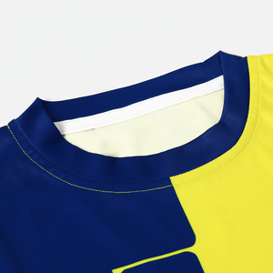 ชุดฟุตบอลใหม่ 100% โพลีเอสเตอร์ พิมพ์ลายดิจิทัล ระบายอากาศได้ดี หลายสี มีจำหน่าย - Product Image 1