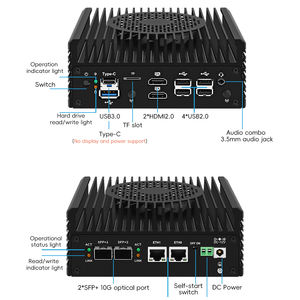 Appliance Firewall OPNsense Mini PC 10gbe con SFP+ N100/N305 2x4k 60Hz Appliance Firewall Pfsense Mini Computer Router Doppia <span class=keywords><strong>NIC</strong></span> - Product Image 4