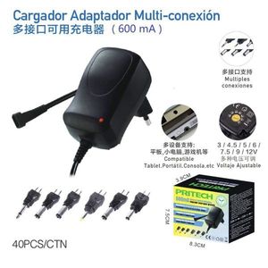 Adaptateur de chargeur multi-connexions, tension réglable 1500mA, pour tablette, ordinateur portable, console de jeu - Product Image 3
