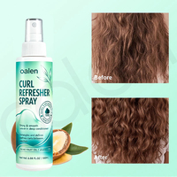 Luxfume Private Label Paket Perawatan Rambut Keriting Lengkap: Sampo, Kondisioner, Semprotan Penyegar, Mousse, dan Krim Pengencang Rambut Keriting