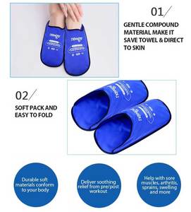 Zapatillas de hielo reutilizables para Terapia de calor y frío, zapatillas de Gel refrescante para <span class=keywords><strong>pies</strong></span> hinchados, zapatillas de hielo accesibles para <span class=keywords><strong>microondas</strong></span> - Product Image 6