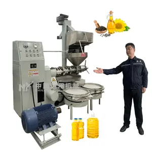 Advanced technology for cold pressed palm kernel oil processing machine flaxseeds black seeds sunflower oil extractor