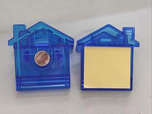 House <b>Sticky</b> <b>Note</b> Magnet Clip-Blank Promotional House Shaped Fridge Strong Magnet Memo Clip Paper - Product Image 3