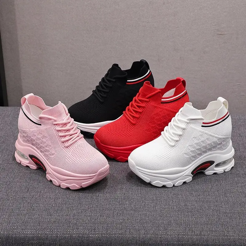 New Style Sneakers Women Flat Platform Sport Running Shoes Causal Outdoor Walking Chunky Soft For Women Shoes Zapatos De Mujer 