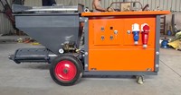 Pistolet pulvérisateur à double piston diesel, neuf et d'occasion, pour application de mortier et de plâtre à usage domestique