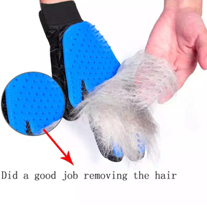 Versione di aggiornamento 259 suggerimenti Logo personalizzato in Silicone per rimozione peli di animali domestici spazzola per <span class=keywords><strong>Deshedding</strong></span> Guantes De Mascotas 259 per la toelettatura su misura per animali domestici - Product Image 4