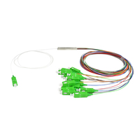 Pasokan HARGA TERBAIK 1*16 Optik Plc Splitter ABS Box SC/UPC SC/APC Splitter Fiber Optik