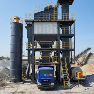 Centrale à béton mobile 120 t/h, neuve, pour la construction de routes en asphalte, avec moteur et pompe pour la fabrication - Product Image 3