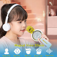Nouveau design de microphone sans fil pour karaoké, mini micro et haut-parleur, mini machine de karaoké pour enfants