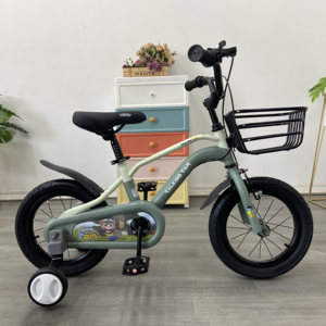 Bicicleta Infantil de 12, 14 y 18 Pulgadas, Bicicleta para Niños Talking Tom de Acero al Carbono con Ruedas de Entrenamiento, Canasta y Portaequipajes Trasero para Niños y Niñas - Product Image 3