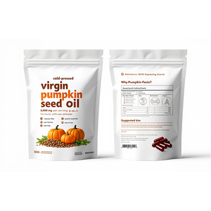 Kapsul Minyak Ekstrak Biji Labu Bebas Gula untuk Pertumbuhan Rambut, Kulit Dewasa, dan Dukungan Saluran Kemih - Product Image 1