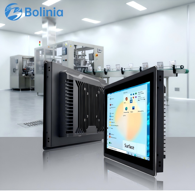 10 13.3 15.6 Inch Industrial Touch Monitor with IPS FHD Aluminum Frame USB HD VGA for Factory Automation