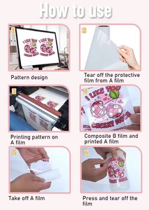 Impresora Funsun A1 Todo en Uno UV DTF para Impresión de Adhesivos en Vidrio, Metal y Cerámica, Impresora 4 i3200 con Lámina Dorada y Plateada - Product Image 6