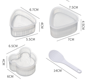 Moldes <span class=keywords><strong>de</strong></span> bolas <span class=keywords><strong>de</strong></span> arroz con forma <span class=keywords><strong>de</strong></span> flor <span class=keywords><strong>de</strong></span> cerdito Triangular <span class=keywords><strong>de</strong></span> dibujos animados creativos al por mayor moldes para sushi <span class=keywords><strong>de</strong></span> algas marinas DIY para niños - Product Image 2