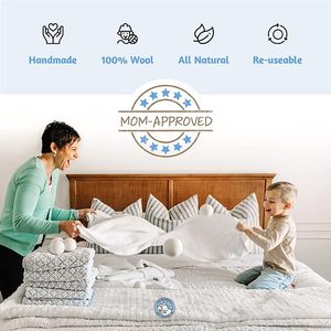 3 Gói Chất Lượng Len Tự Nhiên Máy Sấy Bóng Giải Thưởng Chiến Thắng Chất Làm Mềm Vải Thay Thế Cho Máy Sấy Tấm Giặt Bóng - Product Image 2