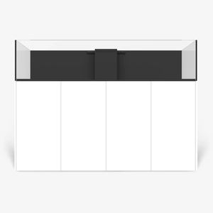 6ft 165 Gallon Sans Monture Super Blanc Cristal Verre Peu Profond D'eau Salée <span class=keywords><strong>Aquarium</strong></span> Stand Fish Reef Tank - Product Image 2